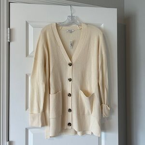 NWT Madewell Cream-colored Cardigan